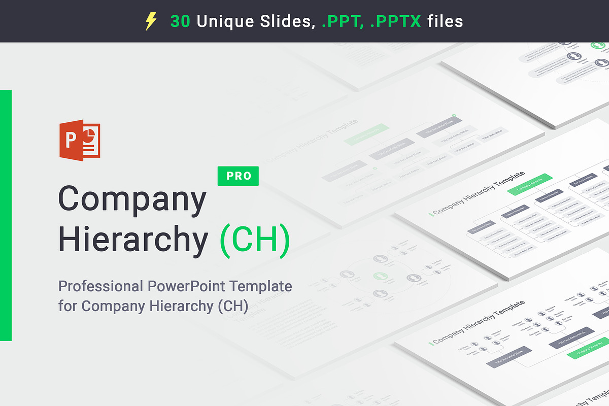 Company Hierarchy PowerPoint in PowerPoint Templates - product preview 8