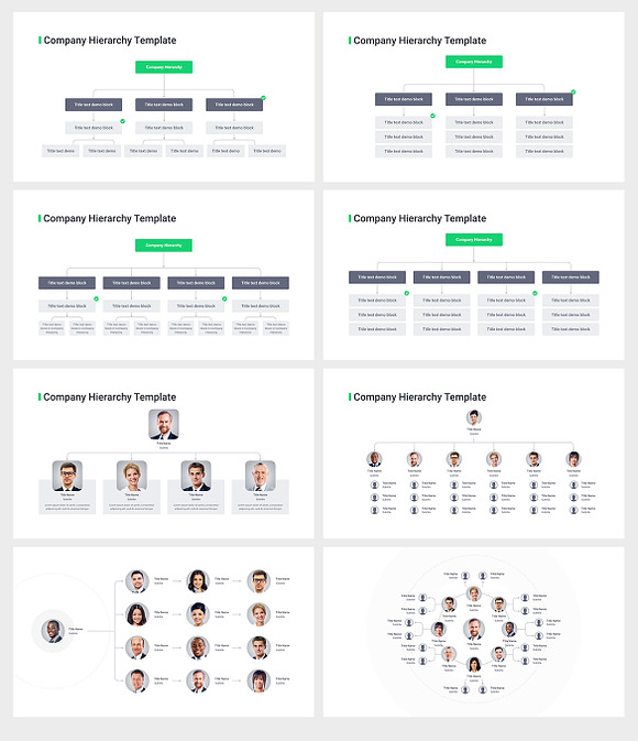 Company Hierarchy PowerPoint in PowerPoint Templates - product preview 3
