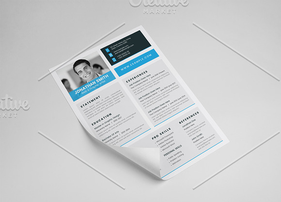 Word CV/Resume and Letterhead in Letter Templates - product preview 2