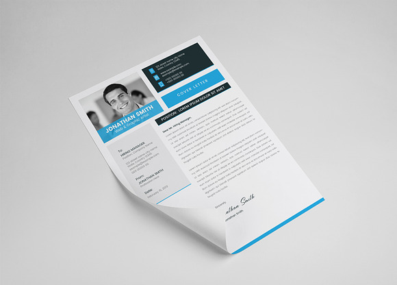 Word CV/Resume and Letterhead in Letter Templates - product preview 4
