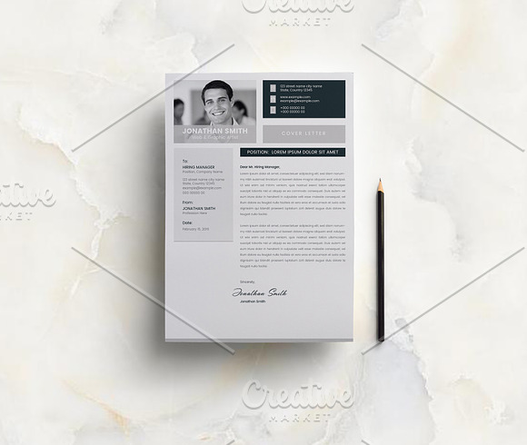 Word CV/Resume and Letterhead in Letter Templates - product preview 5