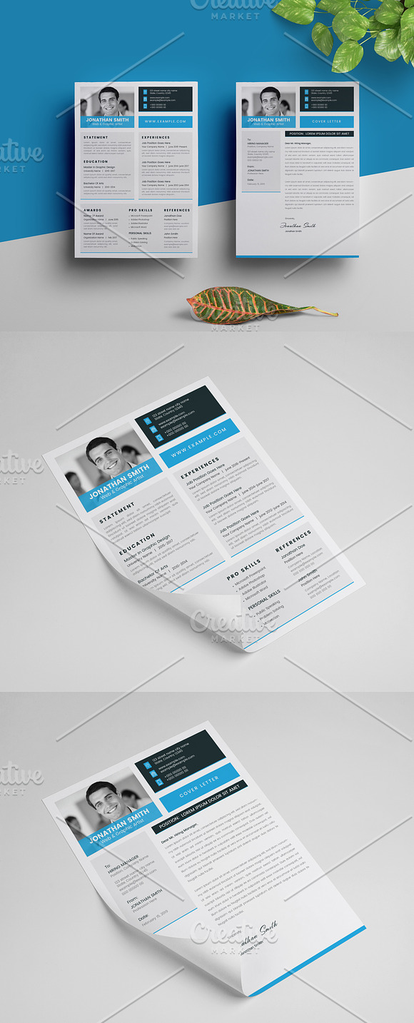 Word CV/Resume and Letterhead in Letter Templates - product preview 7