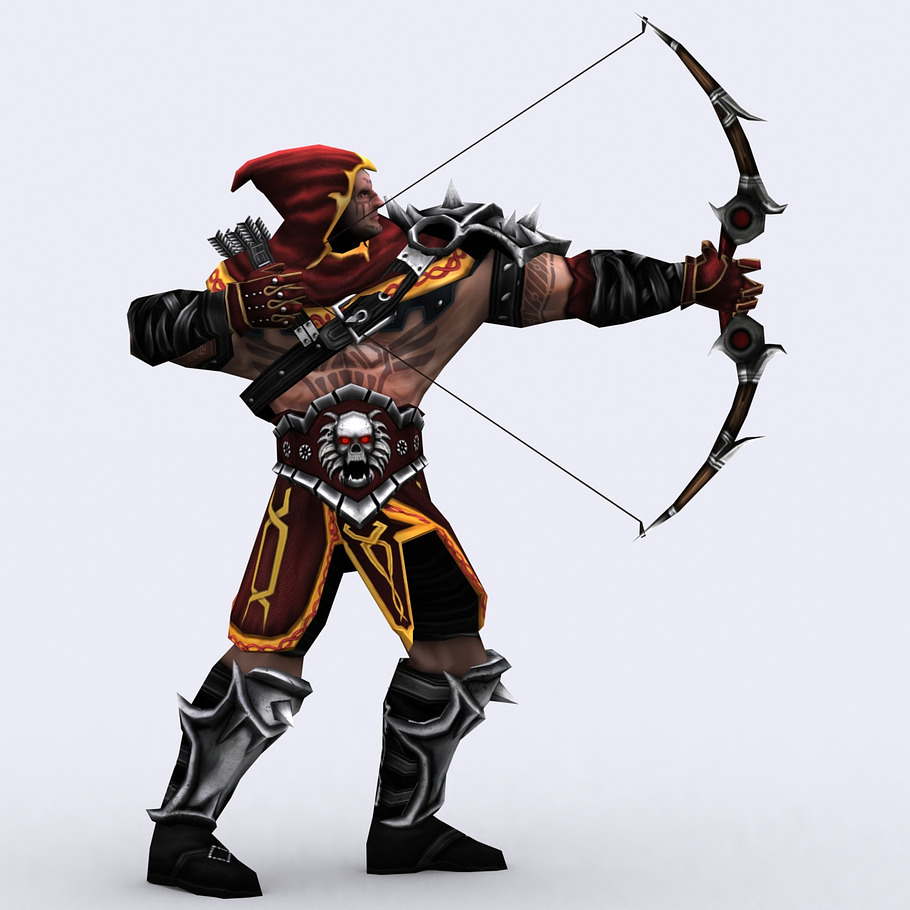 3DRT - Dark Archer in Fantasy - product preview 6