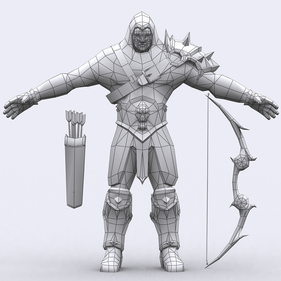 3DRT - Dark Archer in Fantasy - product preview 7