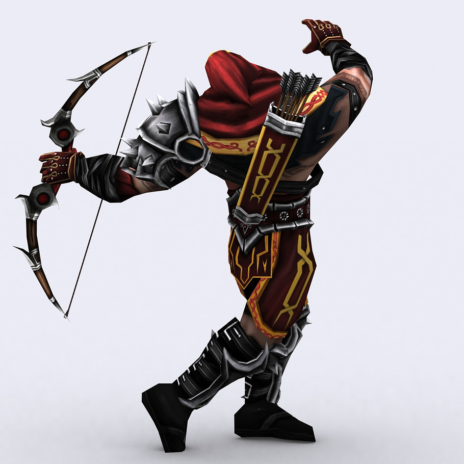 3DRT - Dark Archer in Fantasy - product preview 9