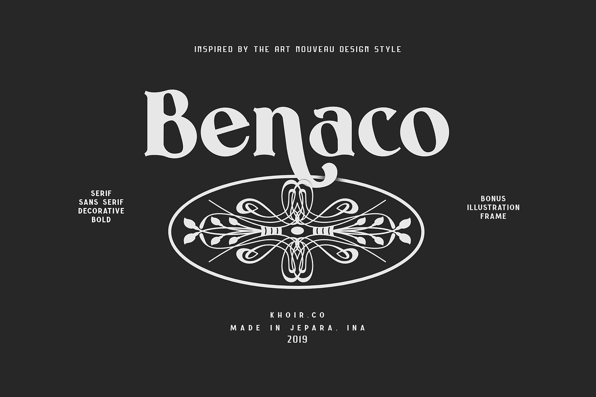 Benaco in Display Fonts - product preview 8