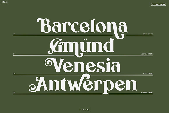 Benaco in Display Fonts - product preview 1