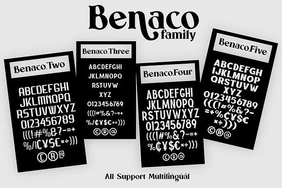 Benaco in Display Fonts - product preview 10