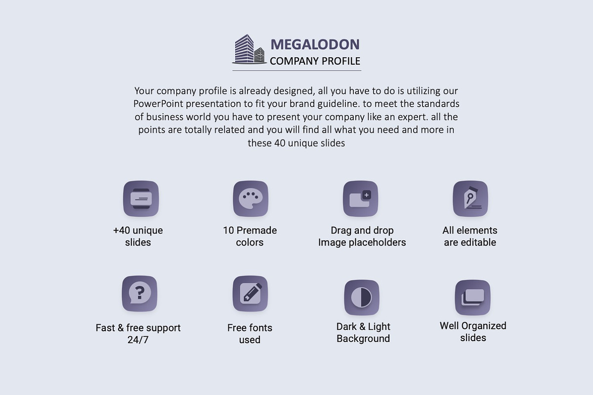 Megalodon Company Profile PowerPoint in PowerPoint Templates - product preview 8