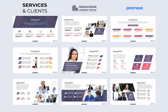 Megalodon Company Profile PowerPoint in PowerPoint Templates - product preview 4