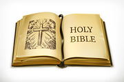 Holy bible, vector icon
