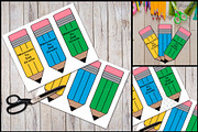 Pudgy Pencil 2nd Grade Bookmarks