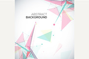 Vector abstract geometric background