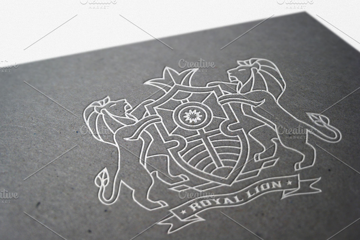 Golden Royal Lion in Logo Templates - product preview 8