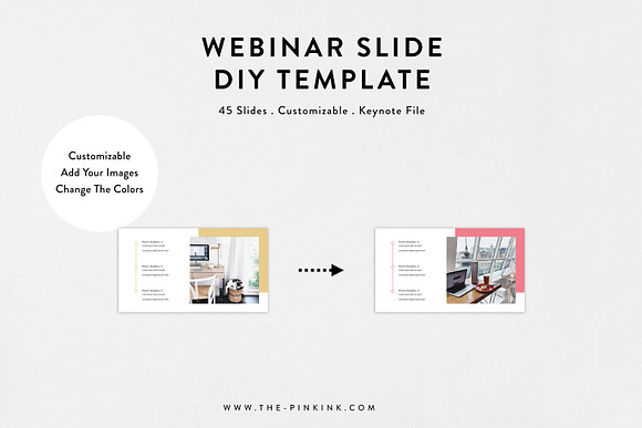 Webinar Slides DIY Template in Keynote Templates - product preview 3
