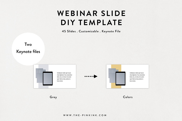 Webinar Slides DIY Template in Keynote Templates - product preview 4