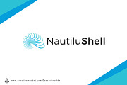 Nautilus Shell Logo Template