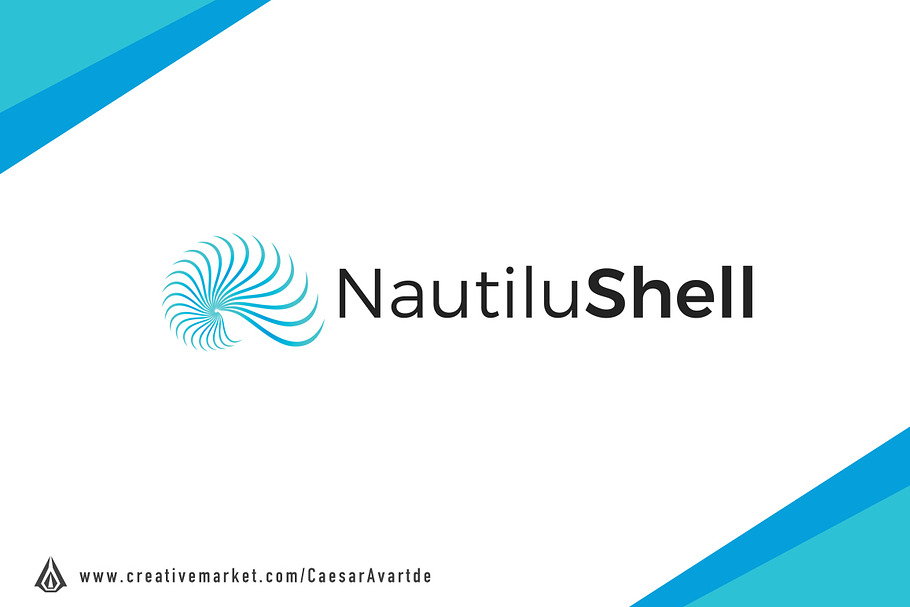 Nautilus Shell Logo Template in Logo Templates - product preview 8