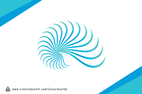 Nautilus Shell Logo Template in Logo Templates - product preview 1