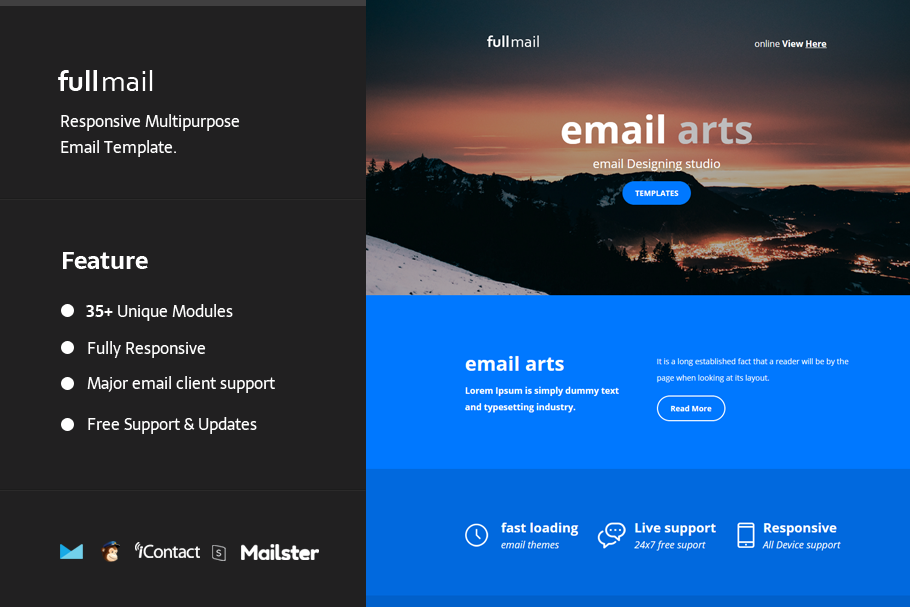 Full Mail - Email Template in Mailchimp Templates - product preview 8