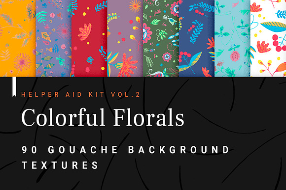 Floral Folklore Pattern Aid Kit in Textures - product preview 1