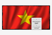 Vietnam independence day vector
