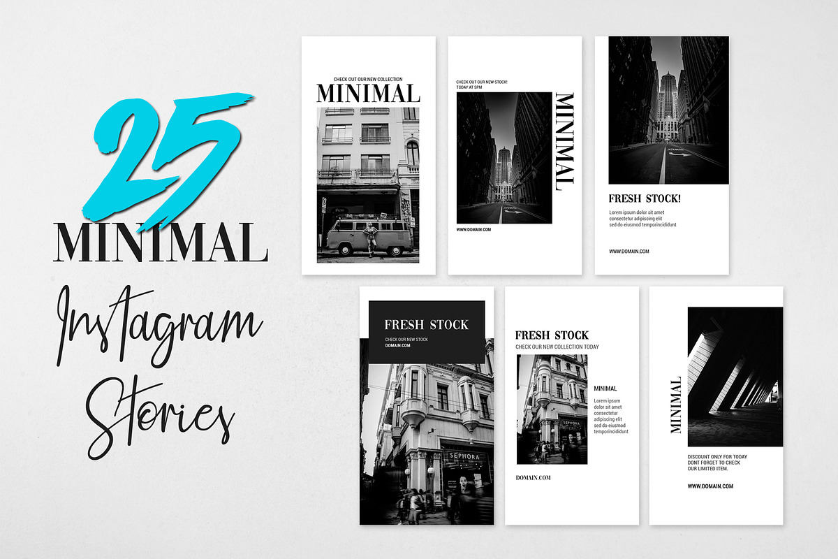 MINIMAL INSTAGRAM STORIES TEMPLATE in Instagram Templates - product preview 8