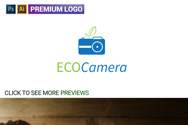 Green Eco Camera Logo