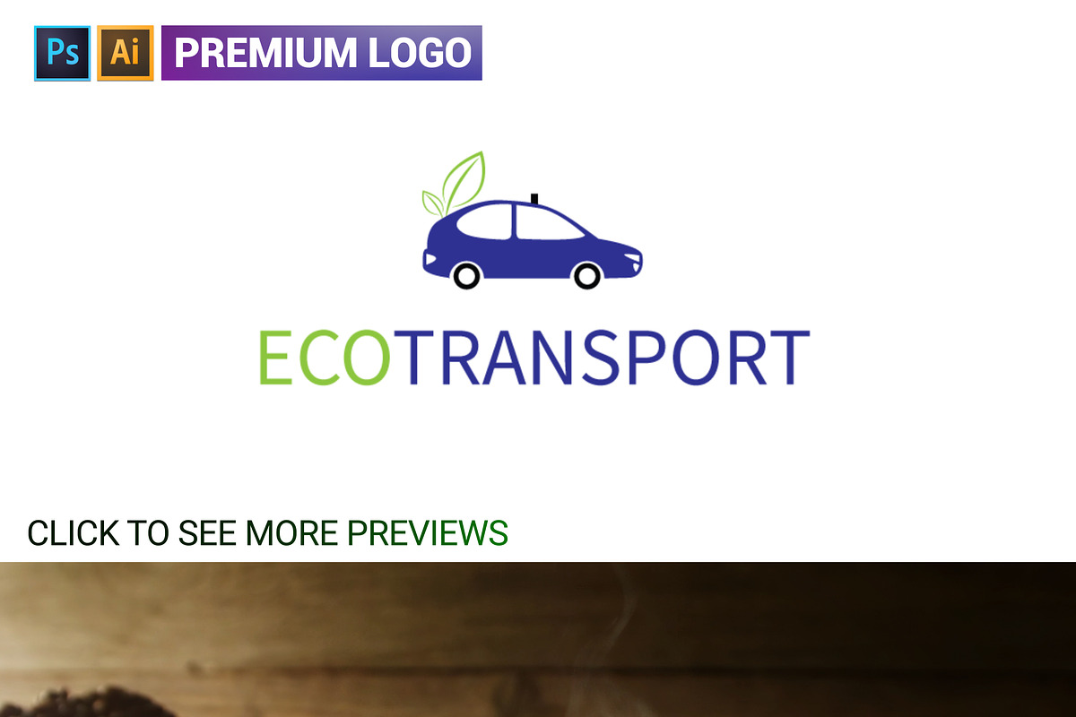 Green Eco Transport Logo in Logo Templates - product preview 8