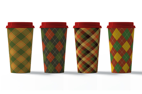 Tartan and Argyle Autumn  Plaid in Patterns - product preview 5