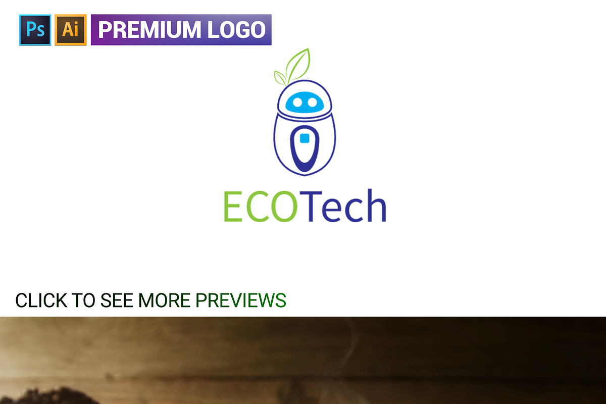Green Eco Tech  Logo in Logo Templates - product preview 8