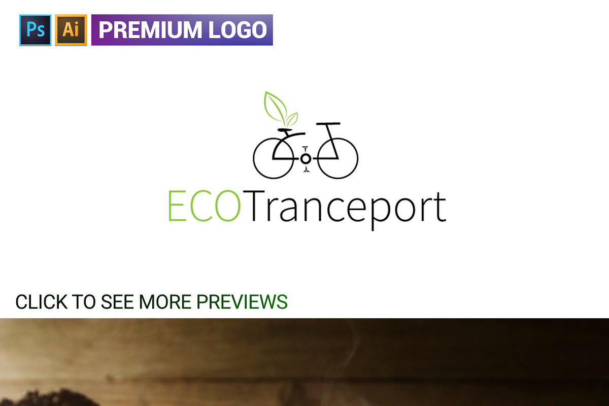 Green Eco Tranceport Logo in Logo Templates - product preview 8