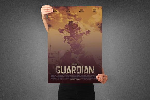 Guardian Movie Poster Template in Flyer Templates - product preview 2