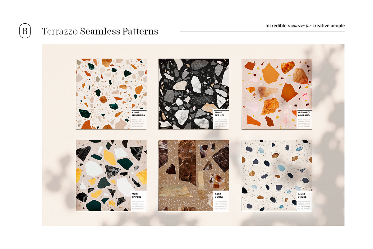 12 Terrazzo Seamless Patterns vol.2 in Patterns - product preview 8