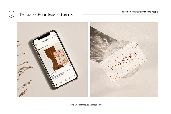 12 Terrazzo Seamless Patterns vol.2 in Patterns - product preview 3