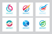 Abstract Circle Vector Logo Set