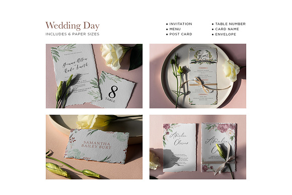 Wedding Day Mock-Up Tenderness in Print Mockups - product preview 14