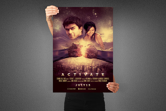 Activate Movie Poster Template in Flyer Templates - product preview 1
