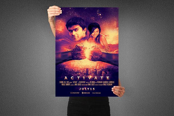 Activate Movie Poster Template in Flyer Templates - product preview 4