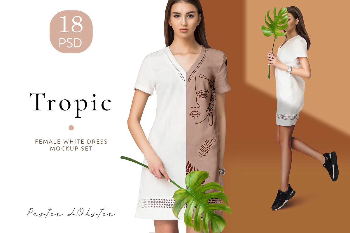 Female dress mockups + Free demo in Product Mockups - product preview 8