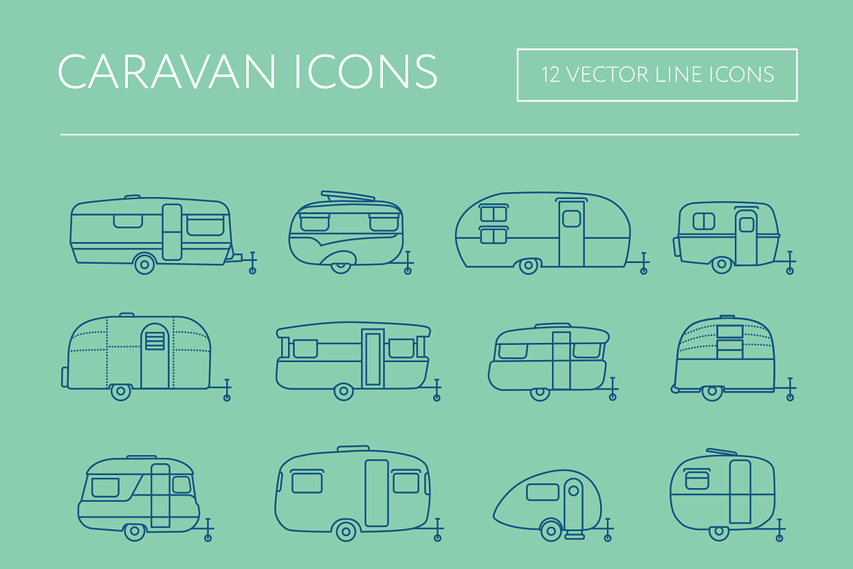 Caravan Icons in Icons - product preview 8