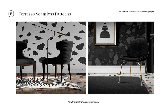 12 Terrazzo Seamless Patterns vol.2 in Patterns - product preview 4
