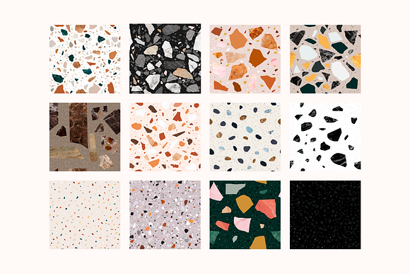 12 Terrazzo Seamless Patterns vol.2 in Patterns - product preview 5