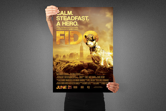 Fido Movie Poster Template in Flyer Templates - product preview 1