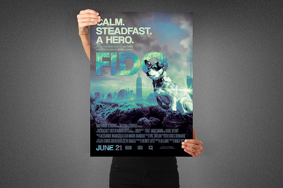 Fido Movie Poster Template in Flyer Templates - product preview 4