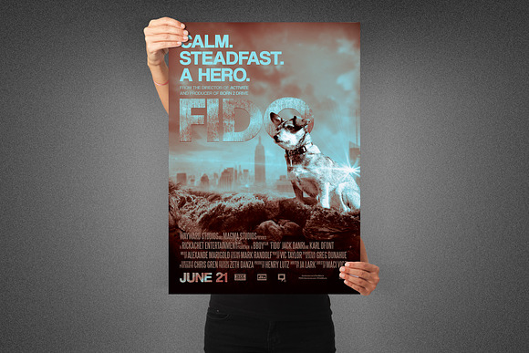 Fido Movie Poster Template in Flyer Templates - product preview 6
