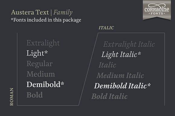 Austera Text Essential #3 in Serif Fonts - product preview 1