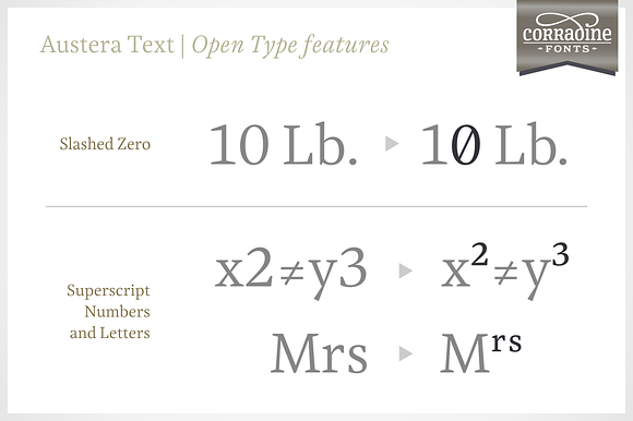 Austera Text Essential #3 in Serif Fonts - product preview 6