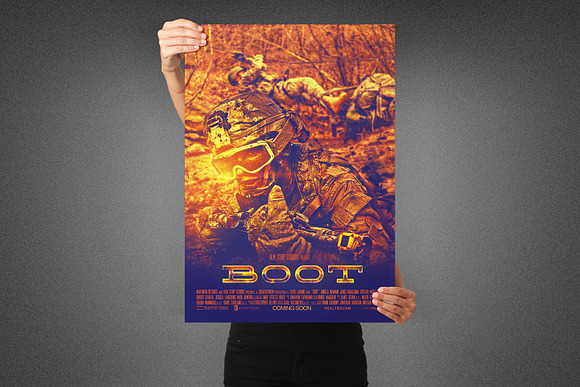 Boot Movie Poster Template in Flyer Templates - product preview 1
