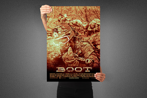 Boot Movie Poster Template in Flyer Templates - product preview 2